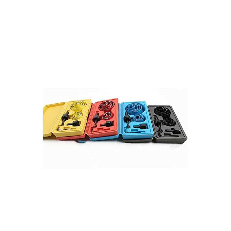 BE-TOOL Metal Cutting Set Round Drill 8 Pieces Hole Saw