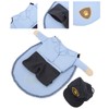 Pet Mail Carrier Costume Soft Funny Costumes Pet Suit with