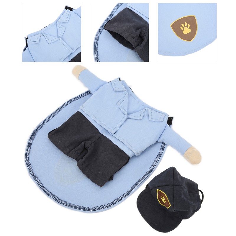 Pet Mail Carrier Costume Soft Funny Costumes Pet Suit with