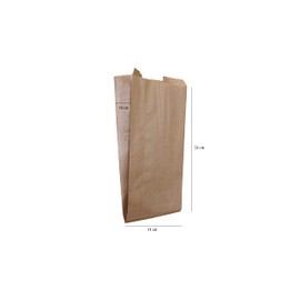 Carte Dozio - Sacchetti in carta Sealing Avana senza manici idonei al contatto alimentare - f.to cm 14x36+10-100 pz a conf.