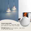 OROILUPU 7.7'' Concrete Pendant Lights Kitchen Island Hanging Lights Unique