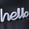 LED Neon Sign Hello Letters Neon Light Wall Decor for