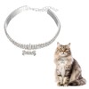 PETAXCELL Rhinestone Cat Collar, Bling Dog Basic Collars Adjustable Sparkling