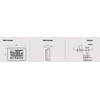 Vemer Chronos Touch Screen Wall Thermostat, VE451100