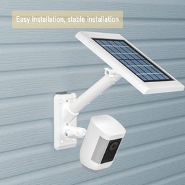 HOLACA 2-in-1 Vinyl Siding Clips for Ring Solar Panel, Spotlight Cam Pro/Plus and Stick Up Cam Battery/Wired Hanger Hooks Siding Mount for Ring Super Solar Panel (White)