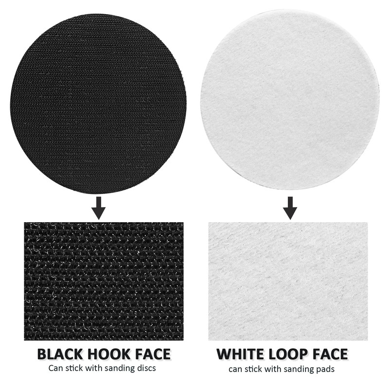 Kyuionty 5 Pack 2 Inch Hook and Loop Soft Sponge