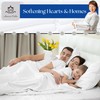 Amour Càlin White Pillow Cases 4 Pack- Cotton Blend White
