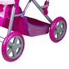Lissi Colorful Twin Baby Doll Pram, Multi