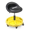 DNA MOTORING 350 LBS Rolling Garage Stool, 20.5'' to 25.2''