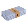 Native Fab Solid Cloth Napkin Set of 4, 100% Cotton,