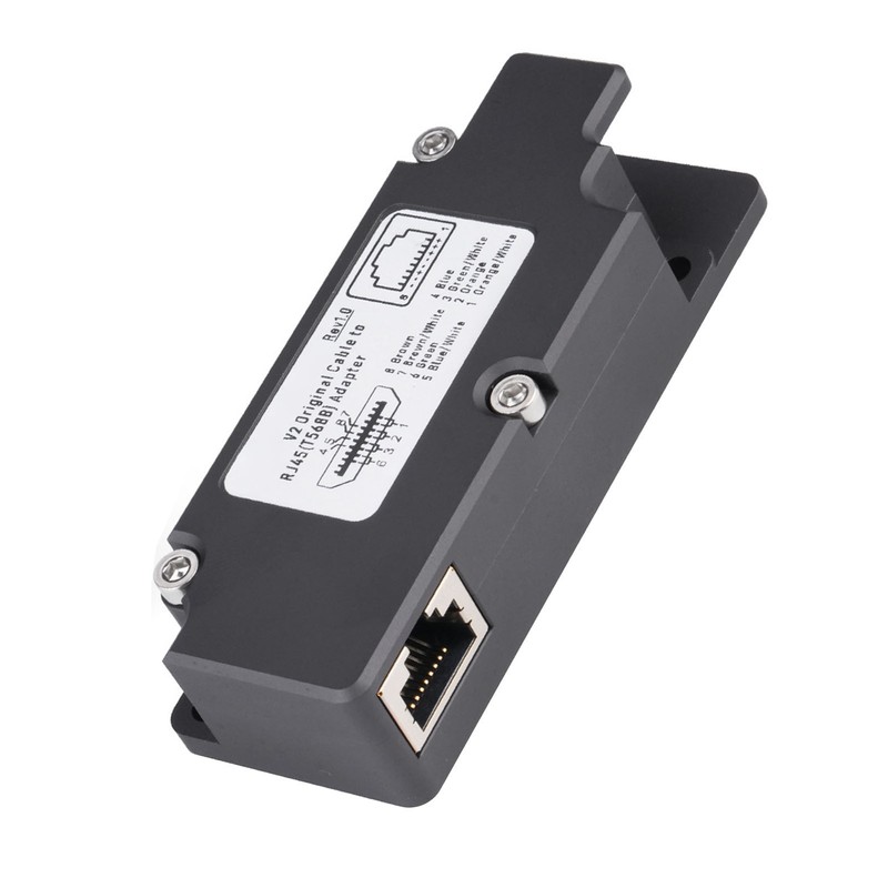 Ethernet Adapter with CAT 8 Cable T568B Pin Fast Connection