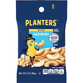 Planters Planters Salted Cashews (12 ct Pack, 3 oz Packs)