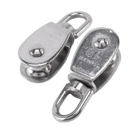 ABBY-크레인 풀리 블록 M15 리프팅 스위블 후크 싱글 행잉 와이어 견인 휠 40개 ABBY-Crane Pulley Block M15 Lifting Swivel Hook Single Hanging Wire Towing Wheel 40PCS