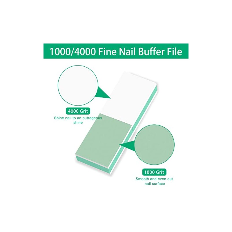 CGBE Nail Buffer Block and Shine Kit, 50 Count Mini