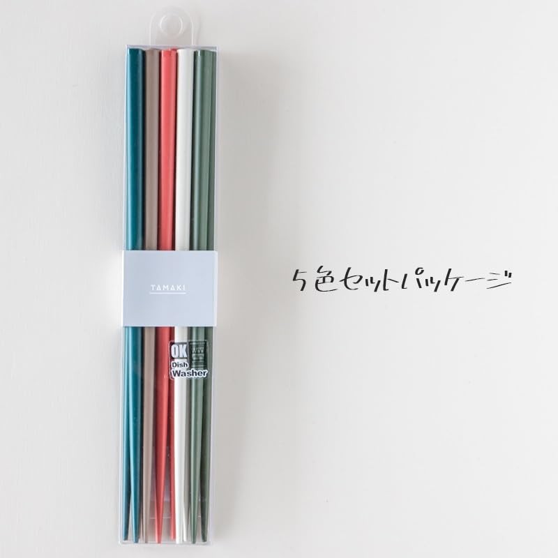 TAMAKI T-957271 Air Stack Ceramic Chopsticks Set of 5 Colors