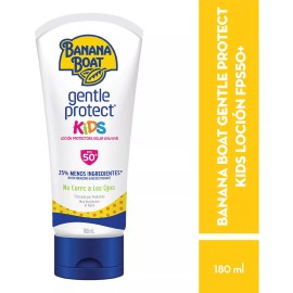 Banana Boat Protector Solar Infantil Banana Boat Gentle Protect Kids Fps 50+, 180ml
