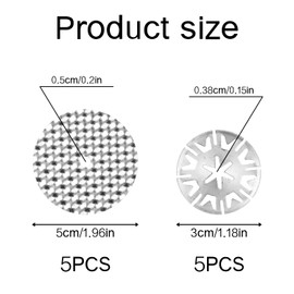 Tabanzhe 10PCS Heat Shield Clips-30mm Vehicle Heat Shield Repair Kit for Car Metal Washers Protection Plate for most Car Models,2 Styles