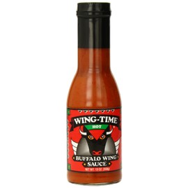 Wing Time Buffalo Wing Sauce, Hot, 13 Ounce