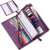 SENDEFN Wallet for Women Leather Large Capacity Wallets RFID Blocking
