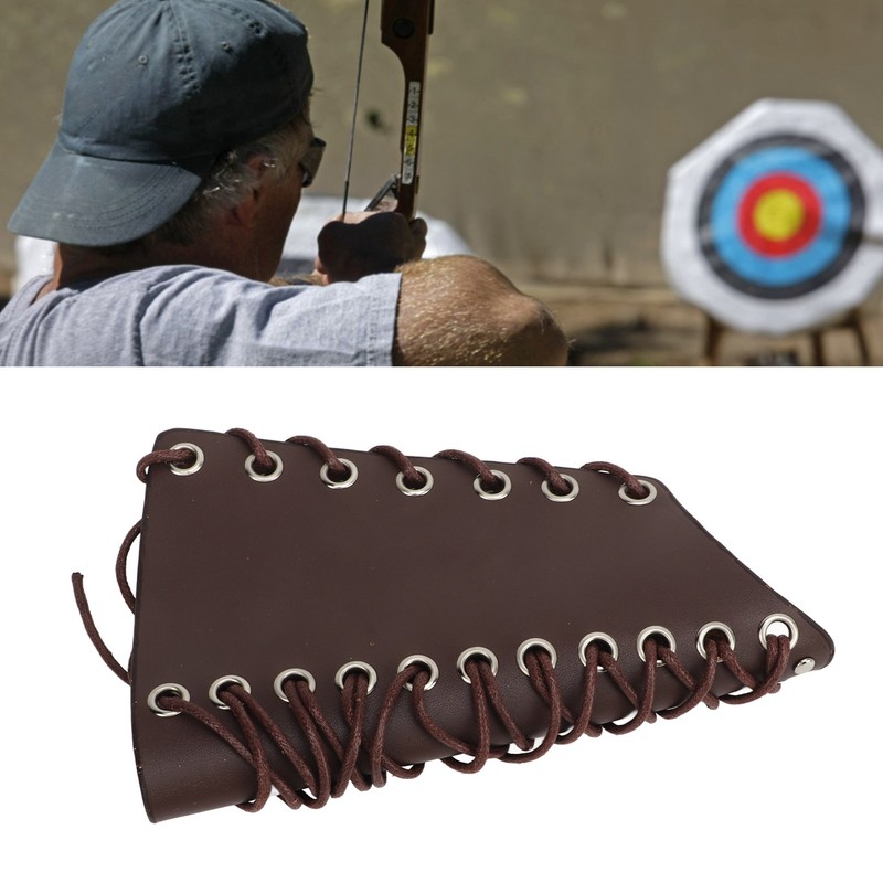 Archery Arm Gurad Artificial Leather Durable Skin Friendly Arm Protection