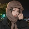 Padded Winter Camping Hat with Earflaps, Unisex Balaclava (LF2880, One Size Fits All) Pink 3ea