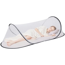 mosquitero portátil plegable grande de 78.7 x 31.5 x 23.6 pulgadas, tienda de campaña de mosquitos plegable, adecuada para adultos y bebés, camping, recámara, mosquitero para cama