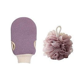 Toallita Exfoliante Esponja Exfoliante Suave Correa Trasera Esponja Toalla de baño Ducha Masaje Guante Exfoliante Guante Bola de baño Limpieza...     