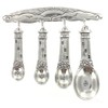 Basic Spirit Pewter Measuring Spoons with Rack, Lighthouse (SP-25)