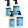 MRS. MEYER'S CLEAN DAY 2 Foaming Hand Soap Rainwater 10 Fl Oz, 2 Liquid Hand Soap Rainwater 12.5 Fl Oz, 1 CT (Variety Pack)
