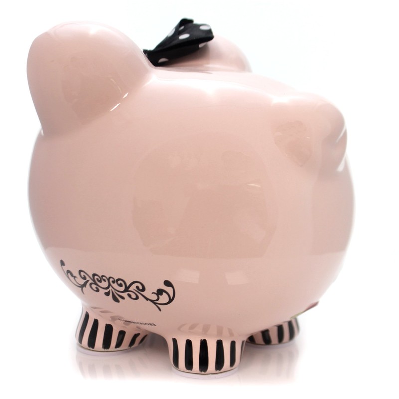 Child to Cherish Ceramic Piggy Bank for Girls, Miss Madeleine'
