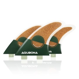 Double Tabs AM2 FINS Surfboard Fiberglass Fins for Surfing with Fin Bag and Fin Key