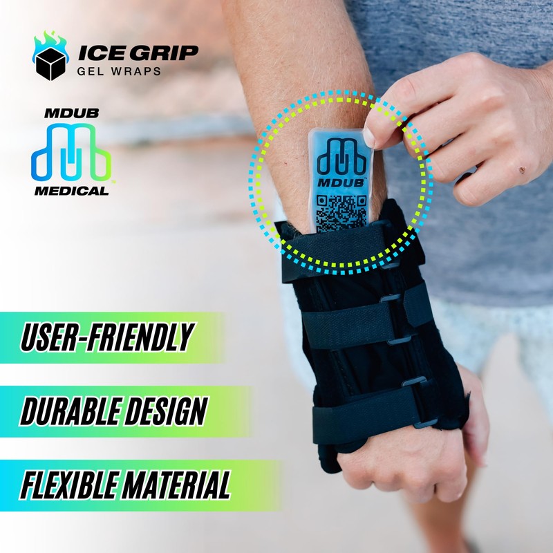 ICE GRIP Ice Packs for Small Isolated, 5 Pack Gel