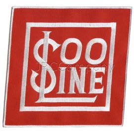 LARGE (8 inch) $oo Line (Soo)  embroidered patch