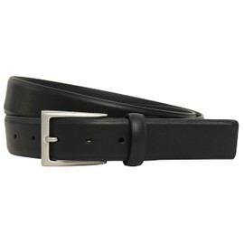 Gusti Leather Piece Silva Simple Leather Belt with Buckle Belt Accessories Men's Leather, black
