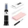 Milk Refractometer 0-20% | Handheld Refractometer Tester for Dairy Farms,