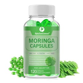 AlphaStateSciences Mighty Organic Moringa: Immune Boosting Capsules with Turmeric & Pepper - 120 Softgels (2 Month Supply)