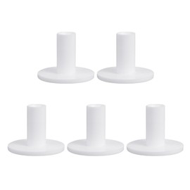PATIKIL 5 Pack 2.1" Rubber Golf Tees Tall Practice Training Driving Range Tees Stable Ball Holder for Outdoor Indoor Hitting Cushion, White