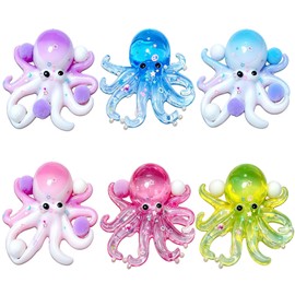 6 Pack Octopus Squishies, Slow Rising Squishies Octopu Stress Relief Stress