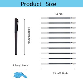 Inks Auto Disappear Magic Pens for Kids，10 Pieces Disappearing Ink Refills Pen, Keep Your Walls and Furniture Clean