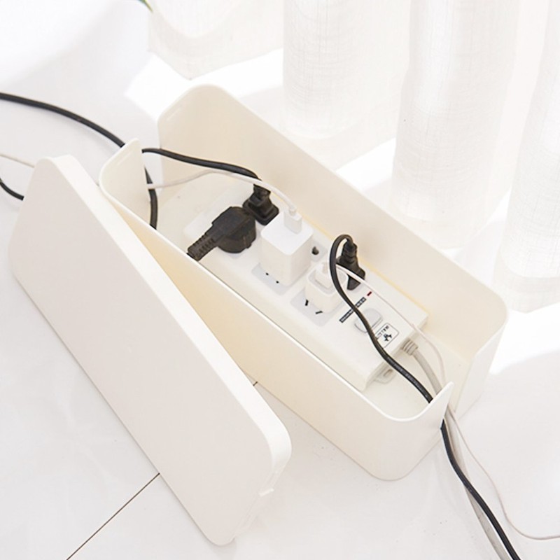 Powerking Cable Management Box, Cable Organizer for Hide and Conceal