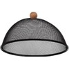Esschert Design Metal Food Cover Dome Black Stainless Steeel Mesh