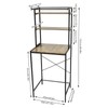 Akynjtbca 3 Tier Laundry Room Drying Rack,Over The Washer and