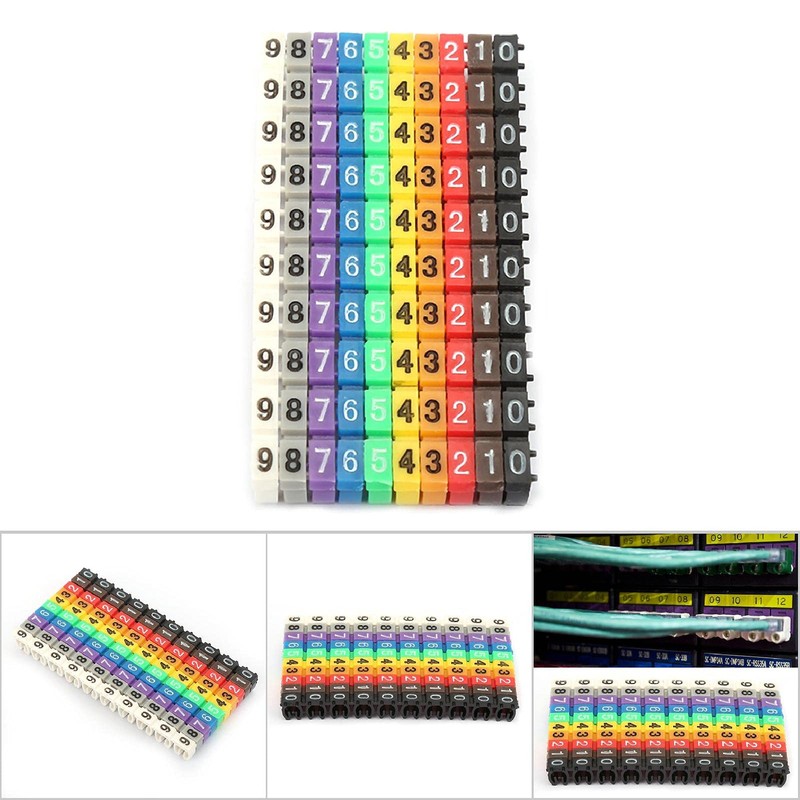 Cable Marking Tube, Cable Number, Plastic Labour-Saving Cable Marking for