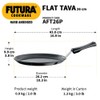 Futura Hard Anodised Flat Tava 26 cm, 4.88 mm with