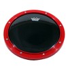 Remo RT-0008-58 8" Red Tunable Practice Pad with Ambassador Ebony
