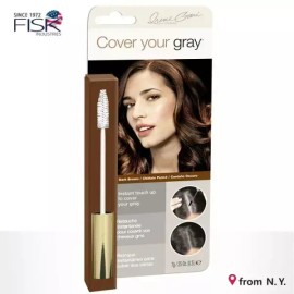 Cover Your Gray [커버유어그레이] 브러시인 짙은갈색 7g 새치커버 마스카라타입 [밝은갈색] Cover Your Gray Brush-In Dark Brown 7g Gray Hair Cover Mascara Type [Light Brown]