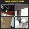 TERF® M8 White Plastic Hex Nut Bolt Dome Cap Cover
