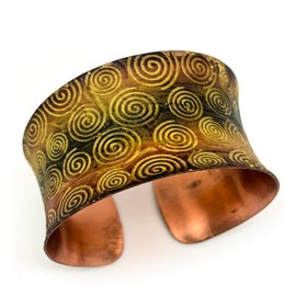 ANJU JEWELRY Copper Patina Collection Cuff Bracelet