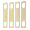 4Pcs Guitar Neck Shim Brass Material Heightening Gasket Set Musical