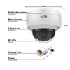 Generic LTS CMIP7042W-28MA Platinum Network Vandal Dome IP Camera, 4MP